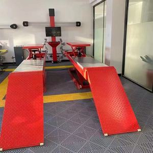 Elevador de coche de alineación de 5000KG, 5 toneladas, 1,8 M, elevador de tijera hidráulico de automóvil ultrafino con elevador de alineador de cuatro ruedas CE 2024New - Product Image 3