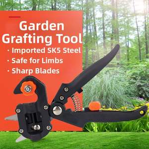 Cuchillo de Podar de Grado Industrial DD2873, Kit de Herramientas para Injertos de Árboles en V/U, Empuñadura Antideslizante, Cuchillas de Repuesto de Acero - Product Image 2