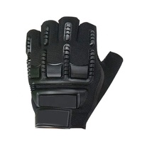 YAKEDA Gants d'extérieur de protection au combat Gants tactiques d'entraînement demi-doigt à écran tactile doux Équipement tactique Gants de combat