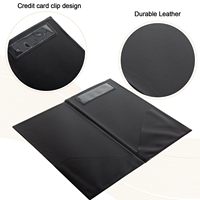 Tempat Menu Kulit PVC Tebal 30MM dengan Logo Custom, Tempat Tiket Kantor, Dompet, Tempat Tagihan