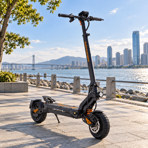 Trottinette pliable Kukirin pour adultes, moteur sans balais, longue autonomie 40-60 km, trottinette électrique en aluminium - Product Image 3