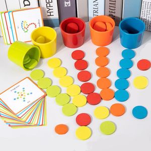 Juguetes Educativos de Madera Montessori para Niños de 5 a 7 Años - Vasos de Clasificación de Colores para Reconocimiento y Desarrollo Cognitivo - Product Image 3