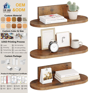 Bán Hàng Nóng Treo Tường Mộc Mạc Trang Trại Gỗ Kệ Chất Lượng Cao Hiện Đại Nổi Tường Kệ Cao Cấp Rắn Gỗ Lưu Trữ Kệ - Product Image 1