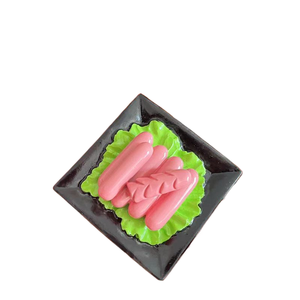 Autocollants de réfrigérateur de jeu tridimensionnel de nourriture chinoise de Yijia, jointures de porc braisées, côtes, - Product Image 3