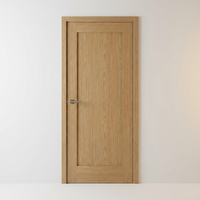 Porte Shaker à Installation Facile, Noyau en Bois Massif, Isolation Acoustique Intérieure pour Projets de Bureaux Haut de Gamme, Certifiée FSC, Cuisine, Salle de Bain