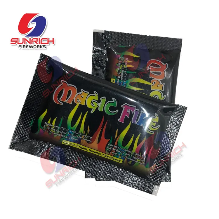 Legitimes Patent Großhandel Camping Trip Farbstoff Mystical Fire Farbe Magic Fire bunte Flammen Pulver