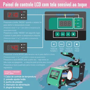 Nieuwe Groene Ambachtelijke 11Oz Sublimatie Mok Cup Heat Press Drukmachine