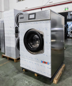 Lavage de moteur à fréquence variable silencieux-Entretien délicat Contrôle intelligent Laveuse à montage souple Équipement de blanchisserie en acier inoxydable - Product Image 6