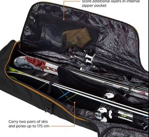 Muestra Gratuita, Bolsa de Transporte para Snowboard con Ruedas de Gran Capacidad, Bolsa para Esquí con Ruedas - Product Image 3