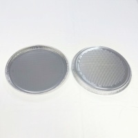 Barquette plate en aluminium moulé R330A fiable, 330*18mm, conteneur peu profond, qualité alimentaire, jetable, grande barquette à pizza en plastique