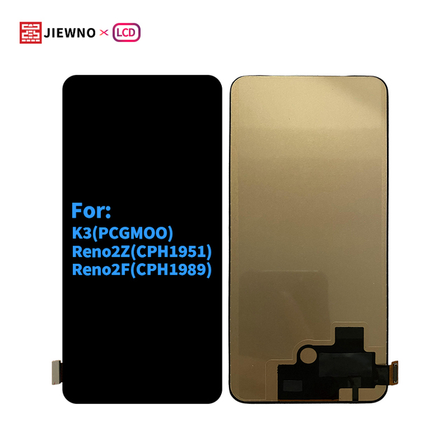 For K3 PCGMOO Reno 2Z CPH1951 2F CPH1989 RealmeX LCD Digital Touch Screen Display Assembly Replacement OPPO Mobile Phone