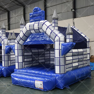 Chevaliers château gonflable avec toit tente Euro château rebond videur gonflable château gonflable maison de rebond enfants pull à vendre - Product Image 3