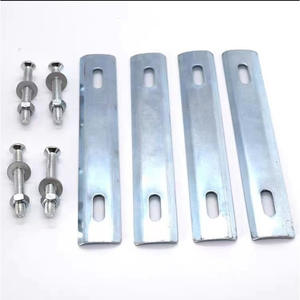 Soportes de montaje para portabicicletas con tornillos y arandelas desmontables para accesorios de fijación de cestas de asiento trasero - Product Image 5