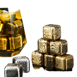 Accesorios de Bar Modernos y Ecológicos Más Vendidos, Mini Cubitos de Hielo Reutilizables de Acero Inoxidable, Pinzas para Enfriar Vino, <span class=keywords><strong>Whisky</strong></span> y <span class=keywords><strong>Cola</strong></span> - Product Image 5