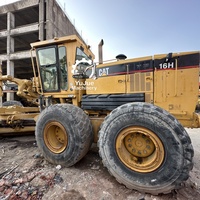 Niveleuse à moteur fabriquée aux États-Unis Cat 160H Peinture originale utilisée Caterpillar 160h Niveleuse à moteur 16G 140K 120K