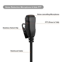 Produits prêts à être expédiés, écouteur filaire de type M TK992 avec microphone PTT pour Motorola Walkie Talkie, accessoires pour écouteurs