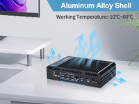 Mini PC Firewall Intel 12.ª Gen. N150, 4xLAN, 2*10Gbps SFP+, 1*RS232, PC Embebido de 4 Núcleos, Computadora de Seguridad de Red