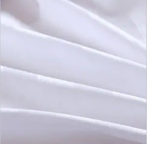 Woven fabric Rolls White Cotton Percale Fabric for Bedding set