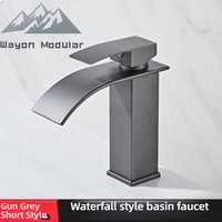 Grifo de Cocina Extraíble Wayon, Grifo de Acero Inoxidable 304 Pulido con Diseño Cuadrado para Fregadero Tipo Cascada