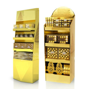 Expositor de Cartón Corrugado Personalizado, Ecológico, Lavable, Plegable, para Dulces, Chocolates y Alimentos - Product Image 1