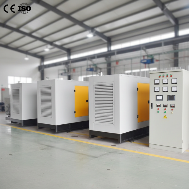 Super Silent Diesel Generator 40-200KVA 220V-400V Single Phase Low Noise Backup Power with ATS