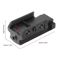 Lunette laser verte compacte et légère, rechargeable par USB, étanche, en alliage d'aluminium, pour la chasse au canard, utilisation en extérieur, toutes saisons