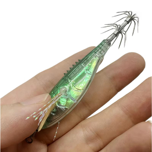 Señuelo de Pesca Luminoso Verde de 75mm <span class=keywords><strong>y</strong></span> 6g, Tipo Egi, para Pesca de Calamar, <span class=keywords><strong>Sepia</strong></span> <span class=keywords><strong>y</strong></span> Peces de Agua Salada en <span class=keywords><strong>la</strong></span> Costa, Calidad Premium OEM - Product Image 5