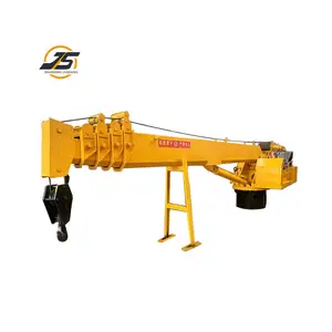 8 ton 12ton 25 tonTelescopic yüzen cranefor satış inşaat hidrolik deniz teleskopik liman fiyat teleskopik vinç