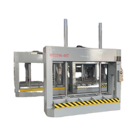 Presse à froid Machine robuste 50 t pression Pvc contreplaqué meubles porte et sol presse bois faisant la machine placage presse à froid