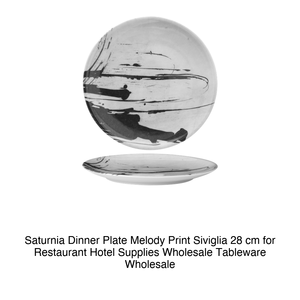 Plato de Cena Saturnia con Estampado Melody Siviglia de 28 cm para Restaurante, Suministros para Hoteles, Vajilla al por Mayor - Product Image 2