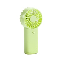 Ventilateur portable réutilisable personnalisé à prix d'usine, commande à un bouton, pliable, 3 vitesses, USB, batterie, faible bruit, en plastique