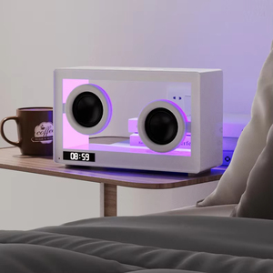 Transparent Box Blue Tooth Speakers <strong>Simple</strong> Style Mdf Customized Color Wireless Multi-<strong>functional</strong> Best for Desk Decoration Office - Product Image 6