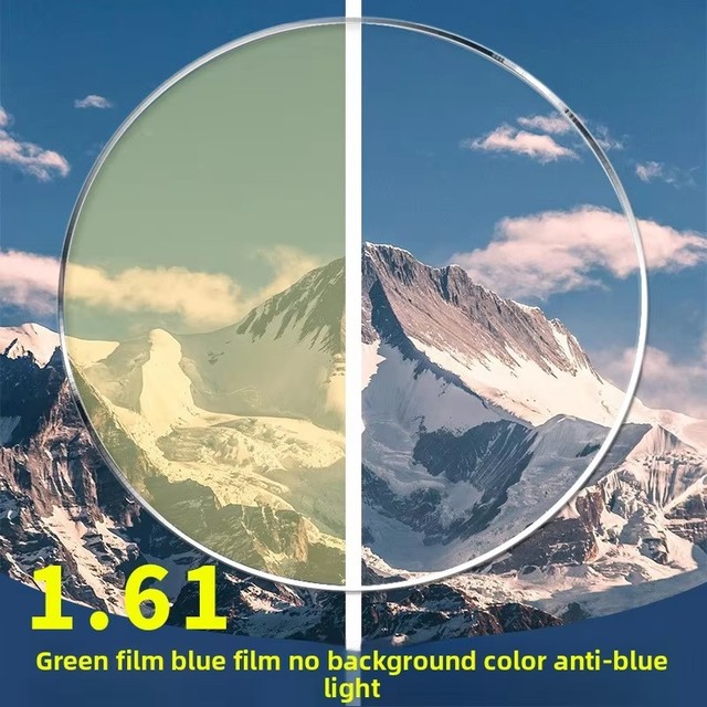Wholesale 1.60 1.61 1.67 Index Blue Block Lenses Aspheric Eye Protection Prescription Optical Lenses for Glasses