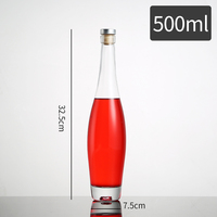 Bouteilles de vin de fruits et de glace japonais Tatou en verre cristal, multi-spécifications 1000ml/500ml/250ml/350ml, mini, vente en gros