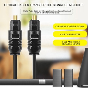 Cables de <span class=keywords><strong>Audio</strong></span> Digitales, <span class=keywords><strong>Cable</strong></span> de Conexión de 1M, <span class=keywords><strong>Cable</strong></span> de <span class=keywords><strong>Audio</strong></span> Óptico Digital de Fibra Óptica Toslink, <span class=keywords><strong>Cable</strong></span> de <span class=keywords><strong>Audio</strong></span> de Fibra PVC Toslink - Product Image 3