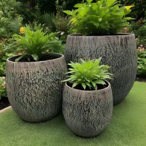 Maceta Colgante de Cemento Estilo Vintage, Ecológica, Resistente a la Corrosión, para Interiores/Exteriores, Capacidad de 50-100L, para el Hogar - Product Image 5