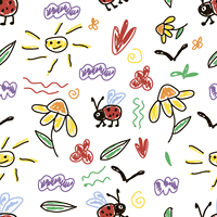 Design de mode 2020, petite marguerite, petite fleur, style numérique, tissu imprimé personnalisé pour rideau de housse d'oreiller