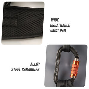 Imbracatura di Sicurezza Completa in Poliestere Certificata CE con 5 Anelli a D in Alluminio, Protezione Anticaduta, Resistenza alla Rottura 1500kg, Portata 150kg - Product Image 4