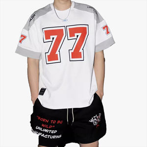 Trendy Personalized Ice Hockey Short Sleeve Jersey Hip Hop Basketball Football Style <b>T</b>-<b>shirt</b> High Street Fashion Sports Top - Product Image 3