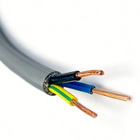 Cables Eléctricos de Cobre Trenzado de 2 Hilos, Clase 1, 300/500V H05VV-U, 450/750V H07VV-U, BVV, con Aislamiento de PVC para Construcción