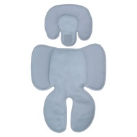 Coussin de confort doux pour nouveau-né et nourrisson, insert pour poussette et siège auto avec coussin de soutien pour la tête en polyester