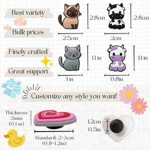 2025 Trendy yeni moda özel ayakkabı Charms 2.5-3.5cm takunya Charm toptan renkli sevimli Gamepad gıda müzik aletleri toplu - Product Image 3