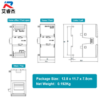 Nuevo Módulo de Extensión Original SIMATIC S7-200 SMART 6ES7288-3AE04-0AA0 Entrada Analógica SM AI04 Controlador Programable PLC