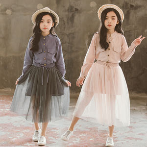 Nuevos Productos en Busca de Distribuidor: Vestidos Tipo Princesa con Botones para Primavera, Ropa Coreana para Niñas, Venta al Por Mayor en China - Product Image 3