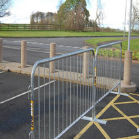 Barrière de haute sécurité YC barricade temporaire en métal durable barrières temporaires de contrôle des foules clôture soudée temporaire à bas prix