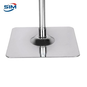 Wholesale Grade Metal Rod Display <strong>Stand</strong> With Stainless Steel Rods and Rotatable Sign Holder, Adjustable Pole,A3/A4/A5 - Product Image 4