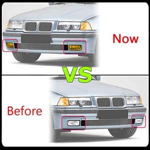 Cubierta de luz antiniebla Led de lente amarilla OVOVS para <span class=keywords><strong>BMW</strong></span> Serie 3 <span class=keywords><strong>E36</strong></span> 1992-1998 luces antiniebla - Product Image 3