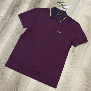 Nouveau polo et <span class=keywords><strong>t</strong></span>-<span class=keywords><strong>shirt</strong></span> de sport pour homme en coton lourd, vêtements polyvalents décontractés et professionnels de haute qualité - Product Image 1