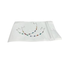 Bijoux décoratifs colorés pour appareils dentaires, certifiés CE Classe I, à tête d'aiguille, alimentation manuelle, en acier durable