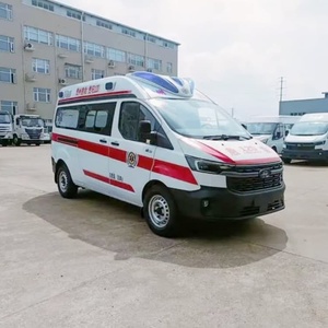 Kit de carrosserie d'ambulance médicale mobile 4x2 à essence manuelle, neuf d'usine, avec équipement médical, vente en gros - Product Image 3